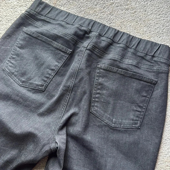 Eileen Fisher Pull on Black Jeggins Organic Cotton Blend Size Medium EUC Womens - Picture 12 of 14